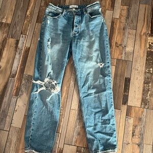 Abercrombie Curve Love Dad Jeans